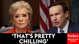 Chris Murphy Shocked By Answer From Education Sec Nominee Linda McMahon On School Programs [upl. by Tamer90]