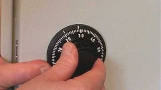 Securikey La Gard 3 Wheel Combination Lock Change Instructions [upl. by Netsrek85]