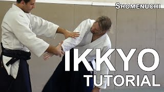 AIKIDO TIPS5 Shomenuchi IKKYO  An Older Form [upl. by Akima]