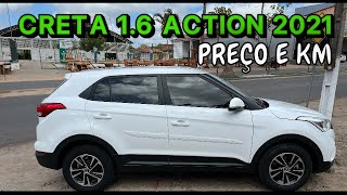 PREÇO E KM CRETA 16 ACTION AUTOMÁTICO 2021 [upl. by Eaton405]