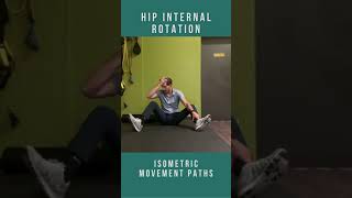 Hip Internal Rotation  Isometric Movement Paths [upl. by Nassi451]