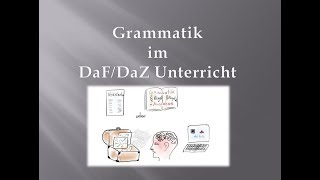 Grammatik im DaF mit Marlis [upl. by Anerev]