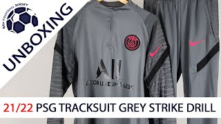 SPtkit 2122 PSG Tracksuit Grey JJSport Unboxing Review [upl. by Aitnic]