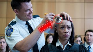 Racist Cop shaves black womans head in court without knowing shes the judge [upl. by Waring14]