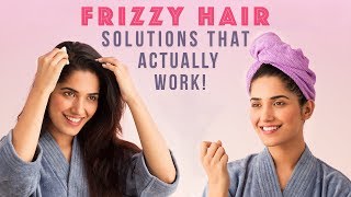 Get Rid of Frizzy Hair in 3 Easy Ways  Glamrs [upl. by Leugimesoj]