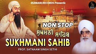 24x7 NON STOP SRI SUKHMANI SAHIB JI PATH  ਸੁਖਮਨੀ ਸਾਹਿਬ  सुखमनी साहिब  Prof Satnam Singh Ji [upl. by Anahsak]