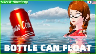 【ずっとおやすみでいいのに】川を眺めて心を落ち着かせたいバ美肉低音VTuber【Bottle Can Float】 [upl. by Anaihr]