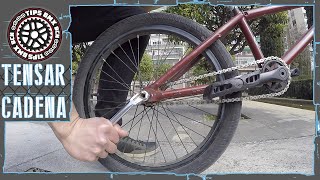 COMO TENSAR LA CADENA DE LA BICI  MECANICA [upl. by Ajay33]