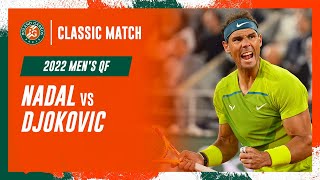 Nadal vs Djokovic 2022 Mens quarterfinal  RolandGarros Classic Match [upl. by Mihar]