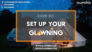 Driveaway Campervan Awning SetUp Tutorial  Glawning [upl. by Notkcorb712]