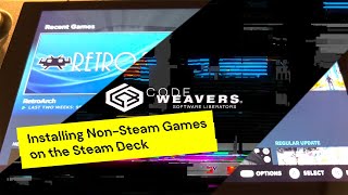 Install nonSteam Games on Steam Deck [upl. by Rimidalv478]