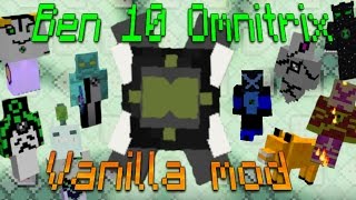 BEN 10 in Vanilla Minecraft  9 Aliens  Omnitrix in Only one Command [upl. by Ecnerwal]