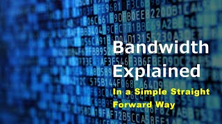 Bandwidth Explained in Electronics and Computing Also Compared to Throughput [upl. by Ahsiekel]