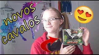 🐴😍NOVOS CAVALOS DE BRINQUEDO😍🐴  unboxing [upl. by Charita]