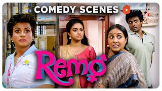 Remo Comedy Scenes  Laugh riot with Remos hilarious antics   Sivakarthikeyan  Keerthy Suresh [upl. by Nyrraf]