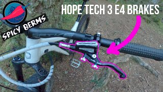 Hope Tech 3 E4 Brakes  Installation and First Impression Review [upl. by Bright879]