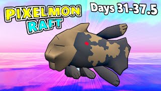 Minecraft Pixelmon Raft  Relicanth Is HEAVILY Underrated Days 31375 [upl. by Airotcivairam]