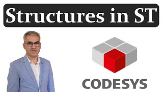 CODESYS Declaring and using quotStructurequot in the structured text ST programming codesys iec61131 [upl. by Suedaht]