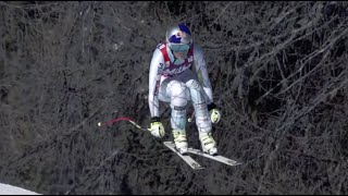 Vonn Breaks Downhill Record  Cortina [upl. by Emmer]