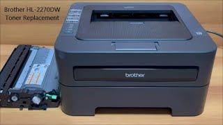 Brother HL2270DW Toner Replacement [upl. by Nevanod]