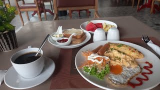 Free breakfast at Maikhao Palm Beach Resort Phuket Thailand [upl. by Youngman832]