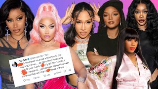 ‼️Cardi B SHADES Nicki Minaj over Whitney Bia Shows Nicki love amp Milagro Clocks Cardi SZA on Lizzo [upl. by Inafit451]