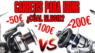 🔝 Carretes de Pesca para Calamares y Sepias 🔝 ¿Cúal Elegir [upl. by Esiuol]