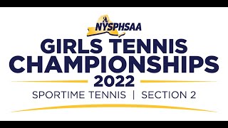 2022 NYSPHSAA Girls Tennis Championship Doubles [upl. by Erlandson]