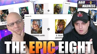 The EPIC EIGHT Are THESE The Eight BEST EPICS In RAID  RAID Shadow Legends [upl. by Ayikan]