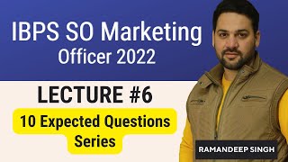 IBPS SO Marketing Preparation  Lecture 6 [upl. by Tsew]