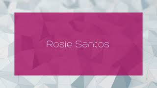 Rosie Santos  appearance [upl. by Julis]