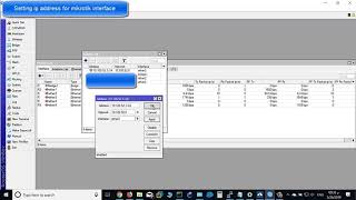 Assign ip address mikrotik router interface [upl. by Appilihp462]