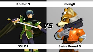 KoDoRiN vs mang0  SoCal Star League 3 D1 [upl. by Merwyn]