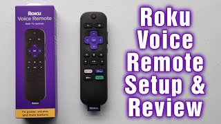 Roku Voice Remote With TV Controls Setup amp Review [upl. by Notlehs]