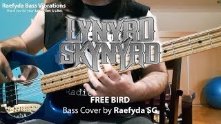 Lynyrd Skynyrd  Free Bird live Bass Cover  Raefyda SG [upl. by Shelia]