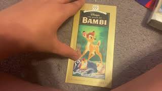 Bambi 1997 VHS Overview [upl. by Ettevad]