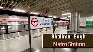 Shalimar Bagh metro station  Shalimar Bagh wazirpur Market [upl. by Allegna95]