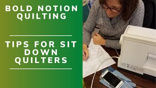 Sit down Free Motion Quilting Tips to get started [upl. by Selwyn673]