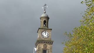 NewcastleunderLyme Guildhall Clock [upl. by Anelej]