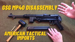 GSG MP40 9mm Disassembly [upl. by Anirahs427]