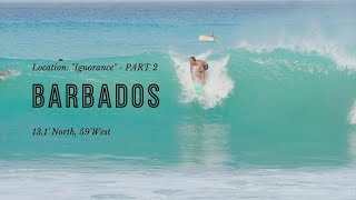 SURFING BARBADOS  North Swell Part 1  2021 [upl. by Peyter]