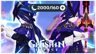 I SPENT 2000 RESIN ONLY BUILDING CLORINDE Genshin Impact [upl. by Tait754]