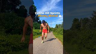 HILL SPRINTS WORKOUT 🔥 hills speed sprint workout fitness motivation training running [upl. by Bolen]