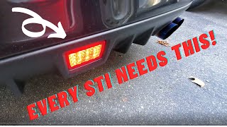 WRX STi F1 Brake Light Install [upl. by Adrell]