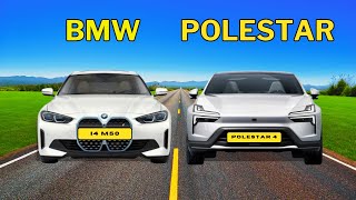 BMW i4 M50 vs Polestar 4 Long Range Dual Motor 2024  Which is better [upl. by Ute640]