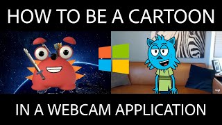 How to be a Cartoon in a Webcam Application on Windows using Adobe Character Animator [upl. by Akkin859]