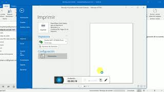 Imprimir correo en Outlook [upl. by Hanad]