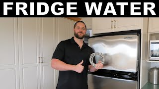 How to Connect a Water Line to a Refrigerator [upl. by Soloman420]