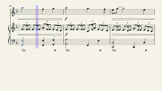 The Last of the Mohicans Violin Sheet Music and piano acc [upl. by Annawahs]