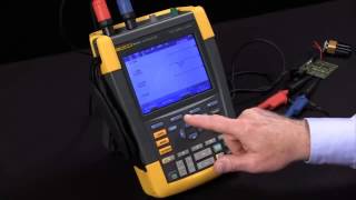 How to Use The Recording Function on The Fluke ScopeMeter® Portable Oscilloscope [upl. by Brunn404]